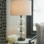 Airbal Table Lamp (Set of 2), Clear/Black