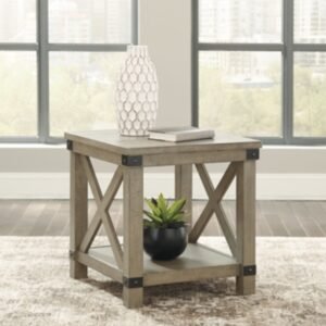 Aldwin End Table, Gray