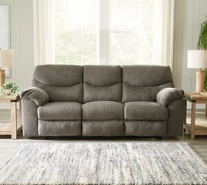 Alphons Manual Reclining Sofa, Putty