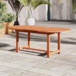 Amazonia Patio Dining Table, Brown