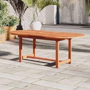 Amazonia Patio Dining Table, Brown