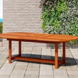Amazonia Patio Dining Table, Brown