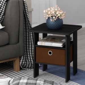 Andrey End Table Set, Americano/Medium Brown