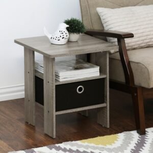 Andrey End Table Set, French Oak Gray