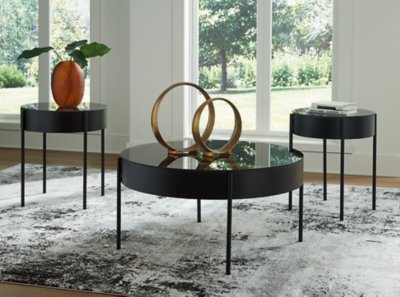 Ardoline Table (Set of 3), Black