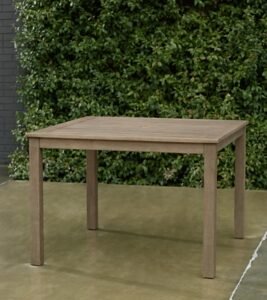 Aria Plains Outdoor Dining Table, Brown