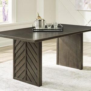 Arkenton Dining Table, Grayish Brown, Wood