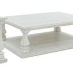 Arlendyne Coffee Table with 2 End Tables, Antique White