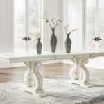 Arlendyne Dining Extension Table, Antique White, Wood