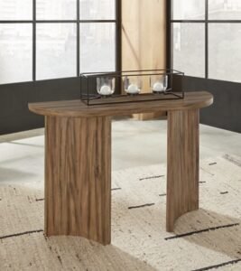 Austanny Sofa Table, Warm Brown