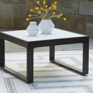 Beachloft Outdoor Coffee Table, Black/Gray