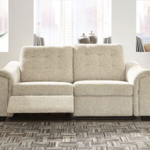 Beaconfield Power Reclining Sofa, Sandstone
