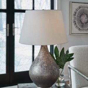 Bluacy Table Lamp, Antique Gray