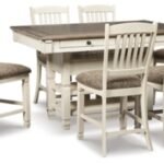 Bolanburg Counter Height Dining Table and 6 Barstools, Two-tone