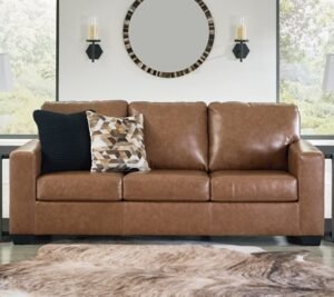 Bolsena Leather Sofa Leather, Caramel