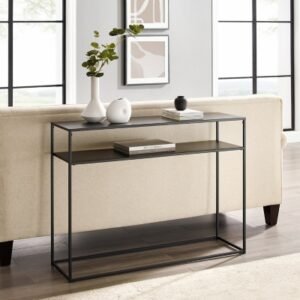 Braxton Console Table, Matte Black