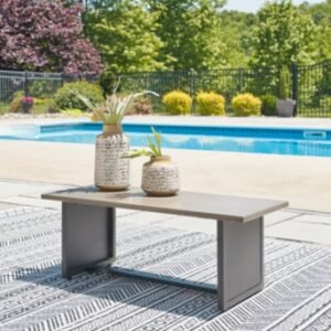 Bree Zee Outdoor End Table, Brown