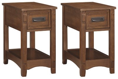 Breegin 2 End Tables, Brown