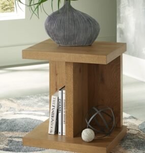 Brinstead Chairside End Table, Light Brown