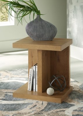 Brinstead Chairside End Table, Light Brown