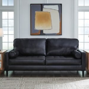 Bryceview Leather Sofa Leather, Onyx