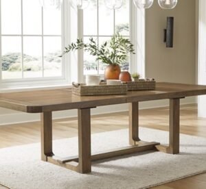 Cabalynn Dining Extension Table, Light Brown, Wood