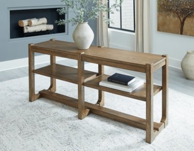 Cabalynn Sofa Table, Light Brown