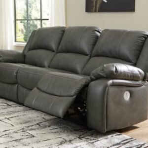 Calderwell Power Reclining Sofa, Gray