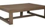 Cariton Coffee Table with 2 End Tables, Gray