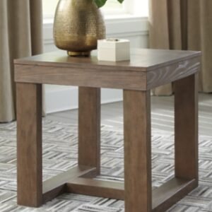 Cariton End Table, Gray