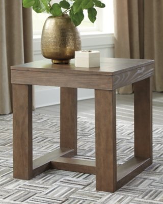 Cariton End Table, Gray