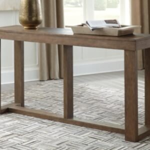 Cariton Sofa/Console Table, Gray
