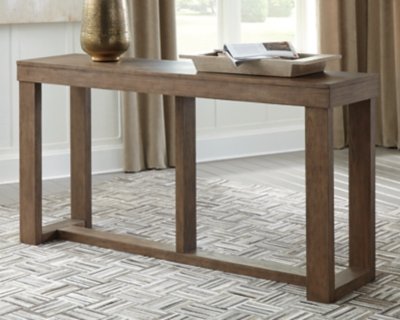 Cariton Sofa/Console Table, Gray