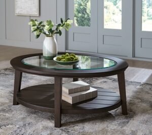 Celamar Coffee Table, Dark Brown