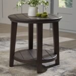 Celamar End Table, Dark Brown