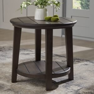 Celamar End Table, Dark Brown