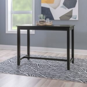 Claridge Counter Height Pub Table, Black, Wood