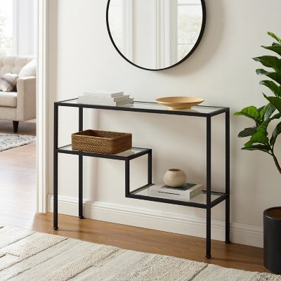 Crosley Furniture Sloane Entryway Console Table, Matte Black