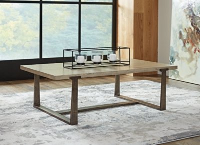 Dalenville Rectangular Coffee Table, Gray
