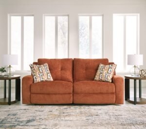 Danum Manual Reclining Sofa, Spice