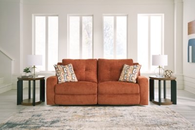 Danum Manual Reclining Sofa, Spice
