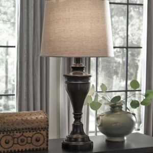 Darlita Table Lamp (Set of 2), Bronze Finish
