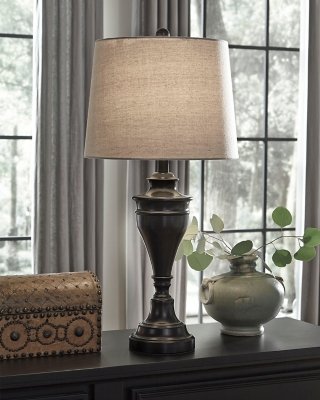 Darlita Table Lamp (Set of 2), Bronze Finish