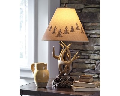 Derek Table Lamp (Set of 2), Brown