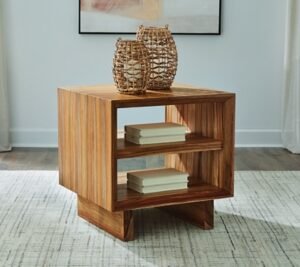 Dressonni End Table, Brown