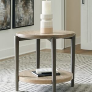 Dyonton End Table, Light Grayish Brown