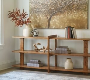 Fayemour Console Sofa Table, Brown