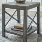 Freedan End Table, Grayish Brown