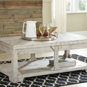 Fregine Lift Top Coffee Table, Whitewash