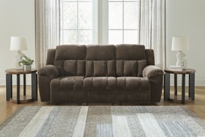 Frohn Manual Reclining Sofa, Chocolate